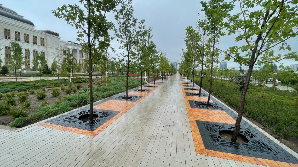 Приствольная решетка для дерева ZKING CRUST 1.2х1.2м Черная в Гатчине фото