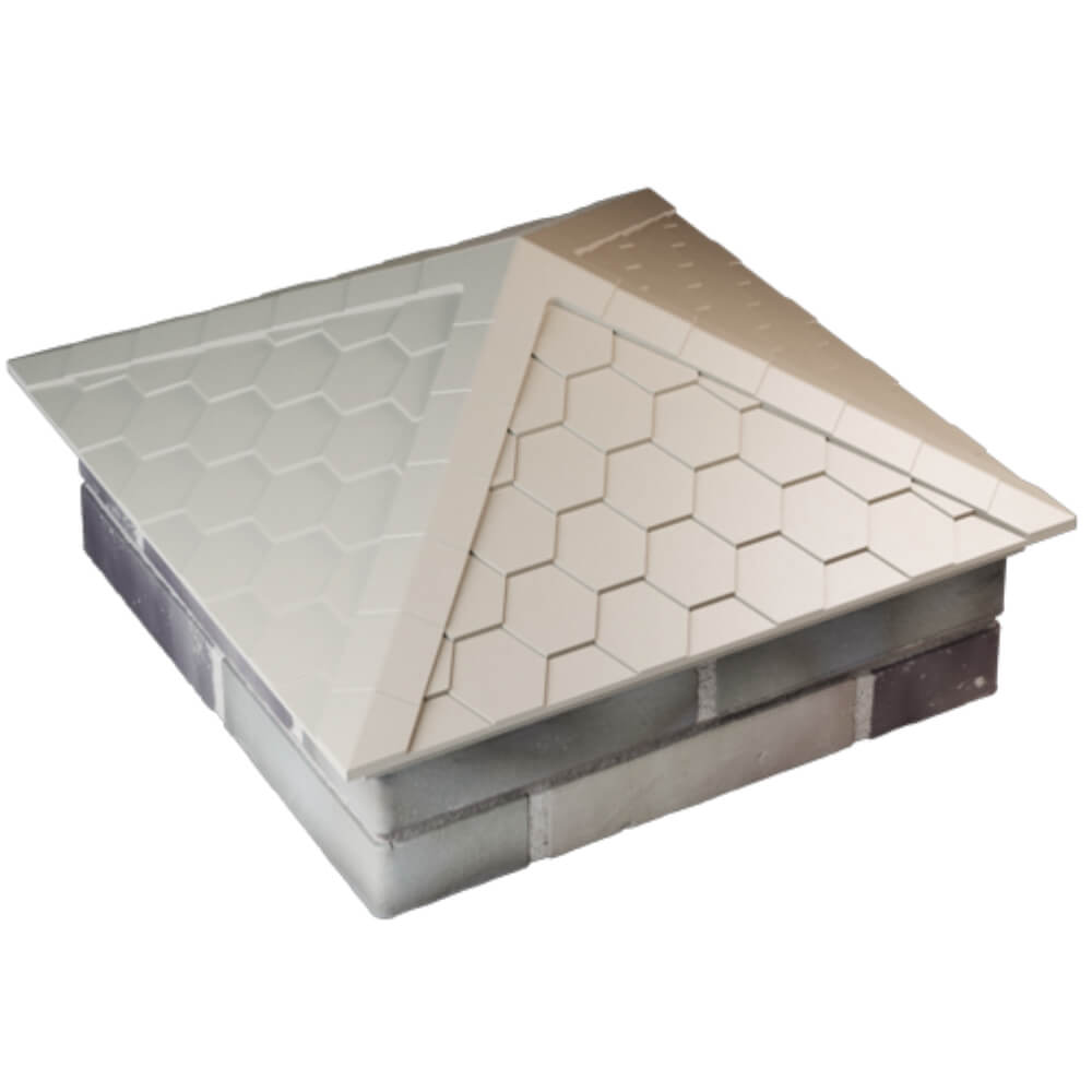 Колпак Zking Эверест Бежевый на столб 2х2 кирпича (535х535мм) Гатчина фото