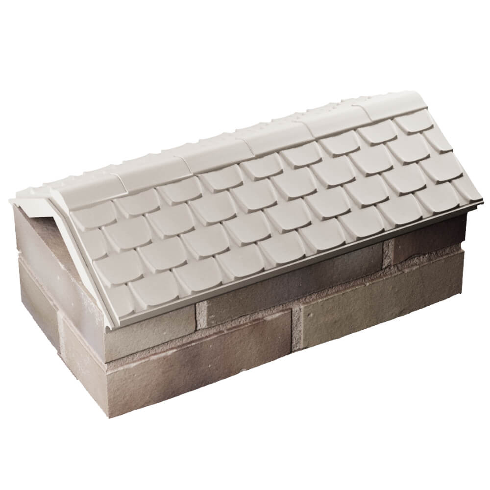 Парапет Zking Эльбрус Бежевый с посадкой на 1 кирпич (255мм) в Гатчине фото