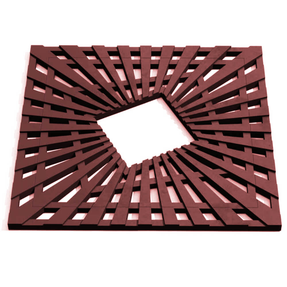 Приствольная решетка для дерева ZKING ATMOSPHERE 1.2х1.2м Коричневая Гатчина фото