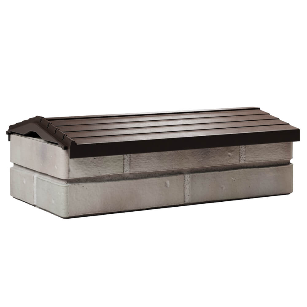 Парапет Zking Бона ХайТек Коричневый с посадкой на 1 кирпич (200/225/255мм) Гатчина фото