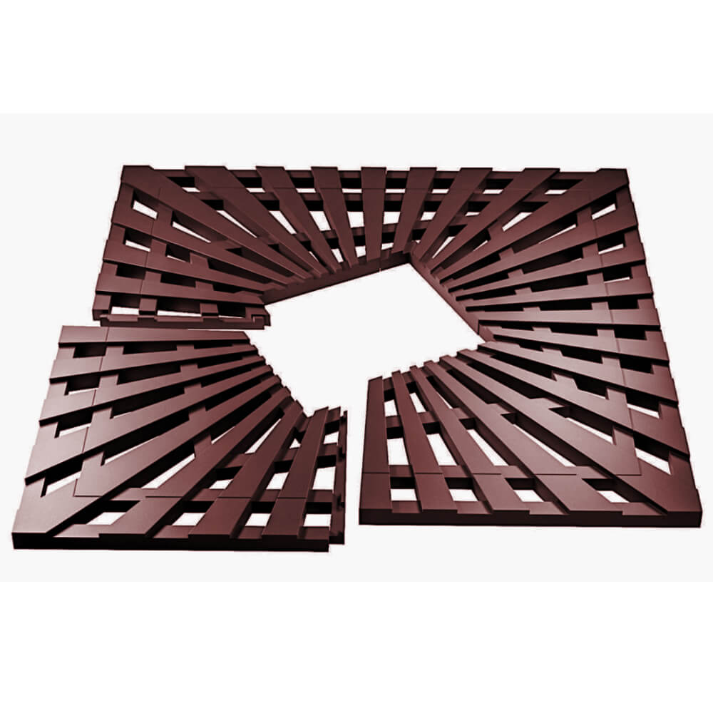 Приствольная решетка для дерева ZKING ATMOSPHERE 1.2х1.2м Коричневая в Гатчине фото