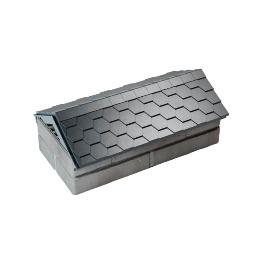 Парапет Zking Эверест Серый с посадкой на 1 кирпич (200/225/255мм) в Гатчине фото