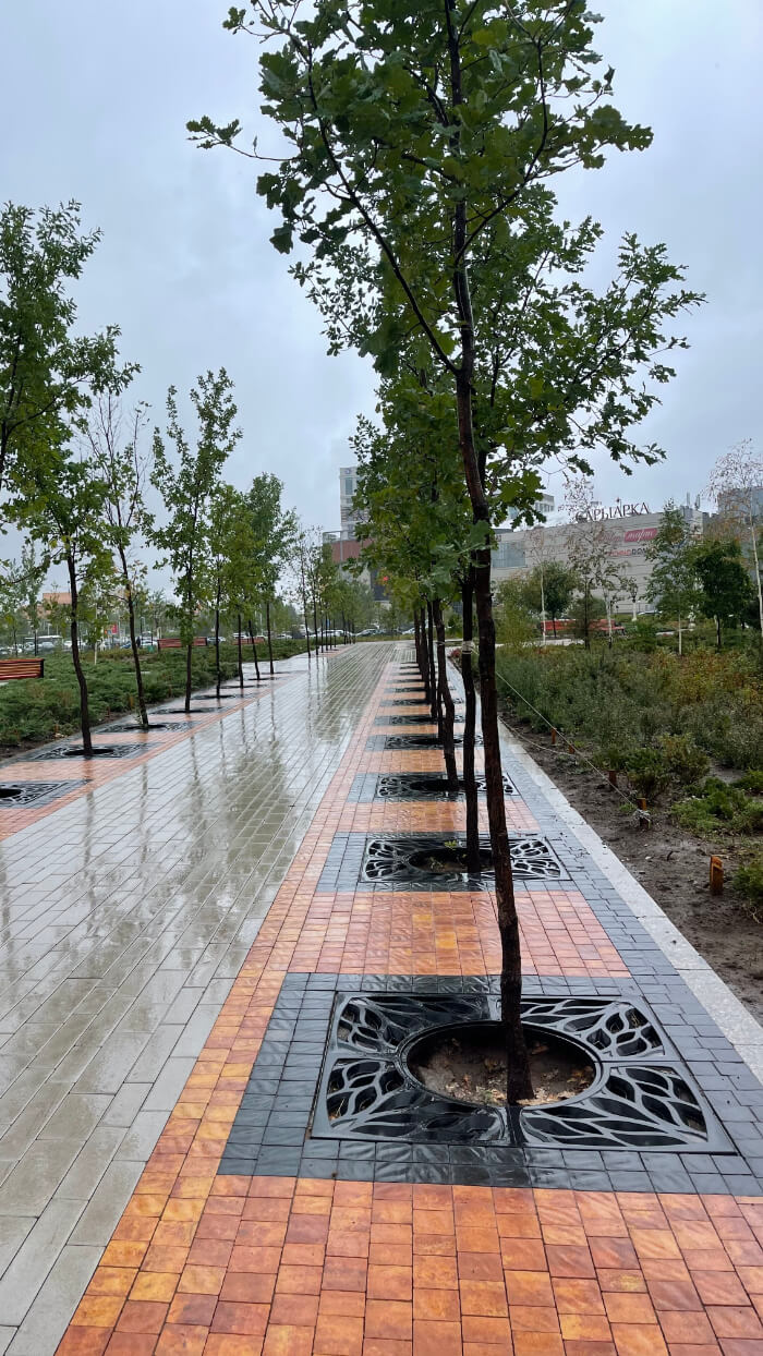 Приствольная решетка для дерева ZKING CRUST 1.2х1.2м Черная в Гатчине фото