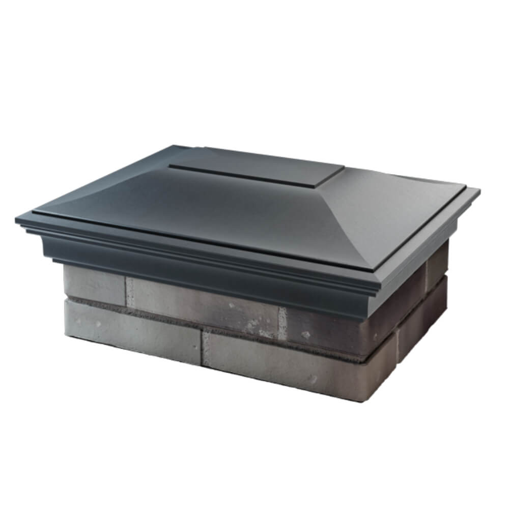 Колпак Zking Монблан Серый на столб 2х1.5 кирпича (515х385мм) в Гатчине фото