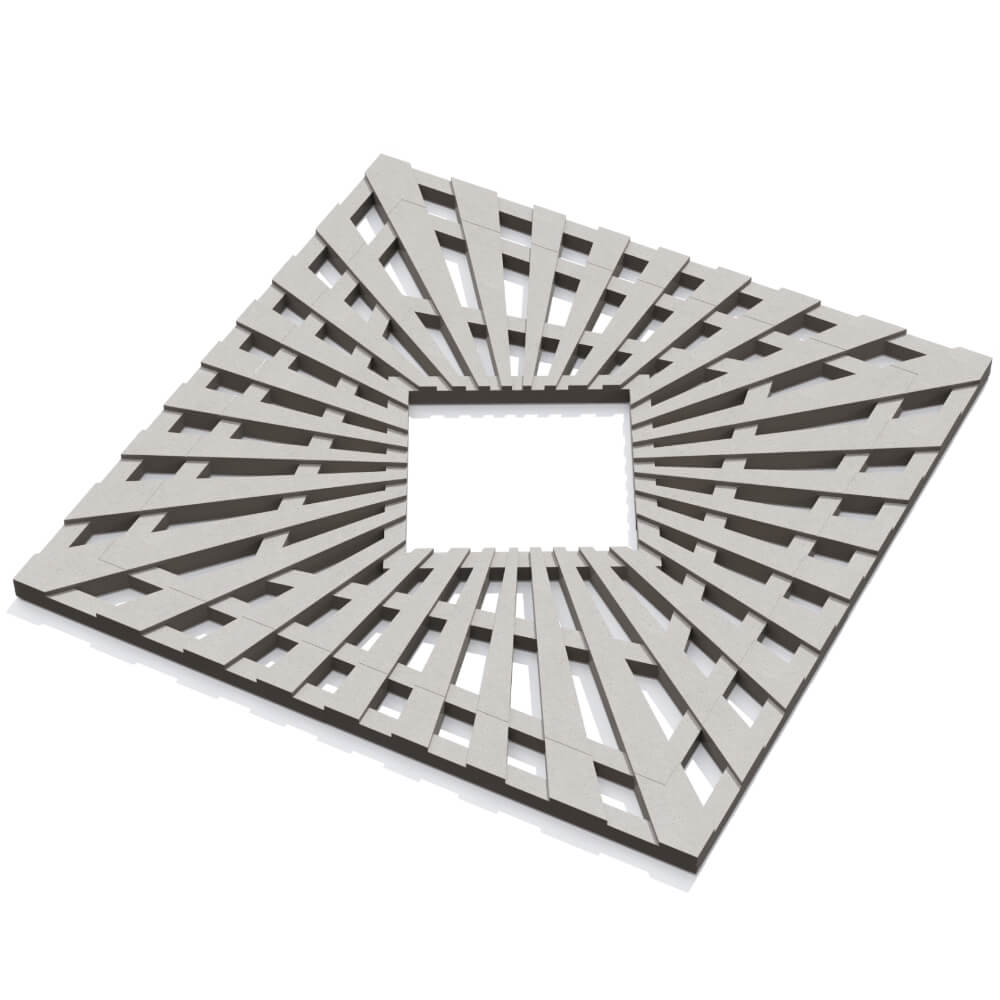 Приствольная решетка для дерева ZKING ATMOSPHERE 1.2х1.2м Бежевая в Гатчине фото