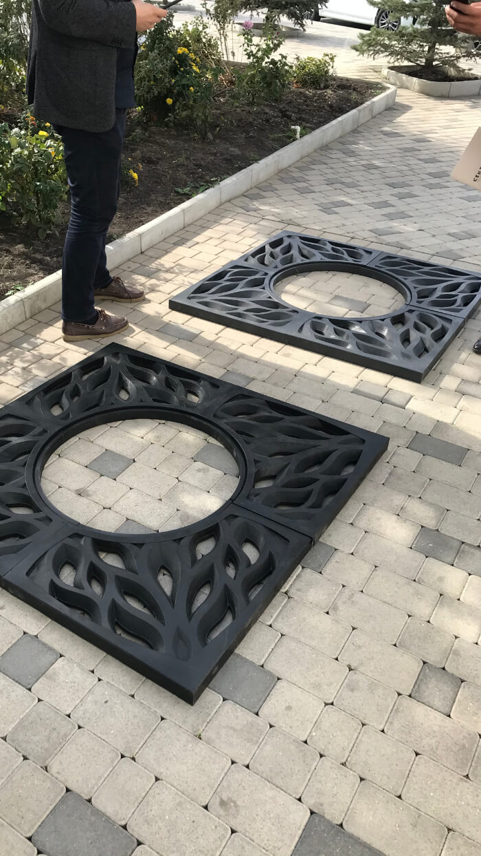 Приствольная решетка для дерева ZKING CRUST 1.2х1.2м Черная в Гатчине фото