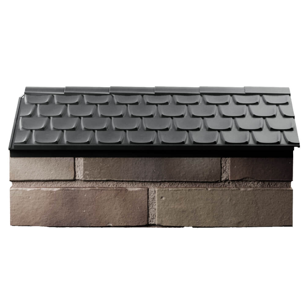Парапет Zking Эльбрус Серый с посадкой на 1 кирпич (255мм) в Гатчине фото