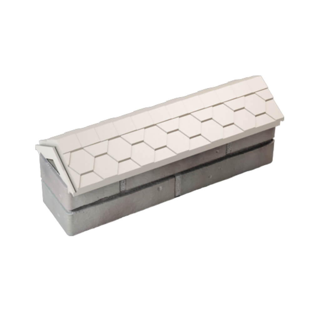 Парапет Zking Эверест Бежевый с посадкой на 0.5 кирпича (130мм) в Гатчине фото