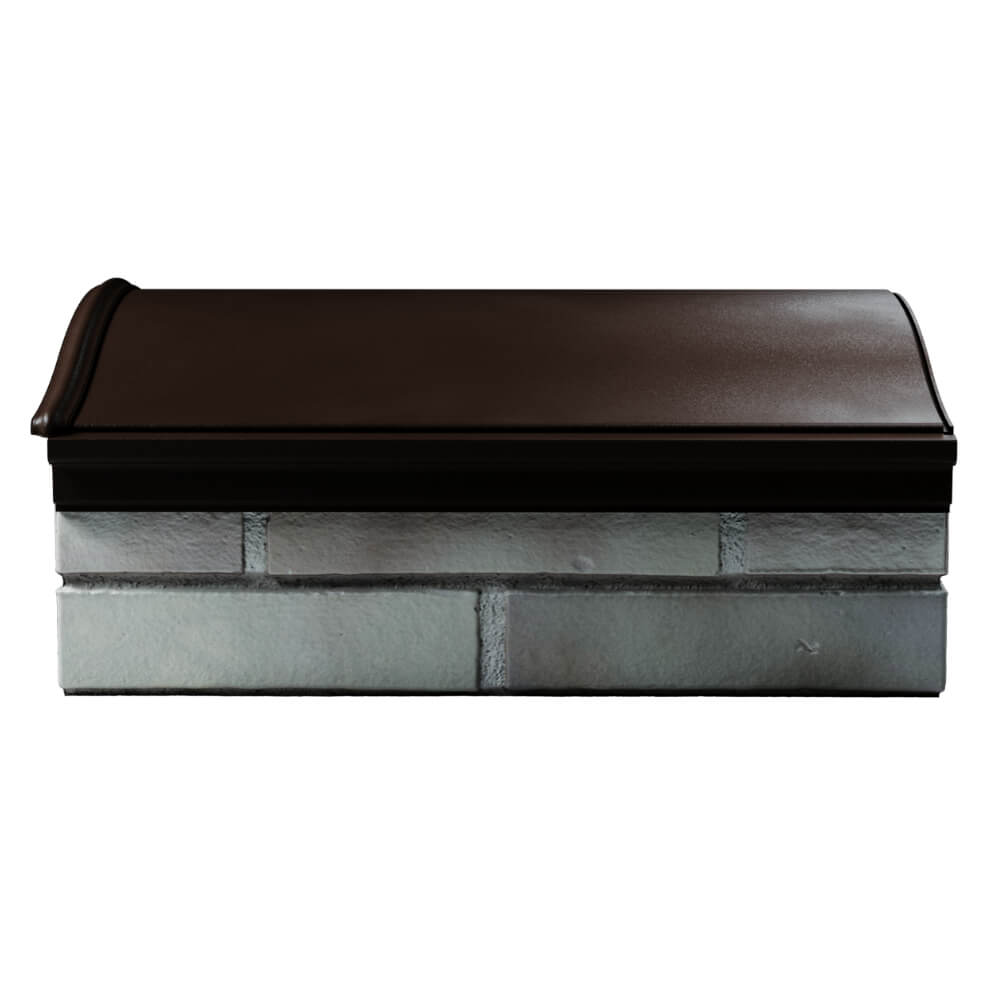 Парапет Zking Монблан Коричневый посадка на 1.5 кирпича (355/385мм) в Гатчине фото