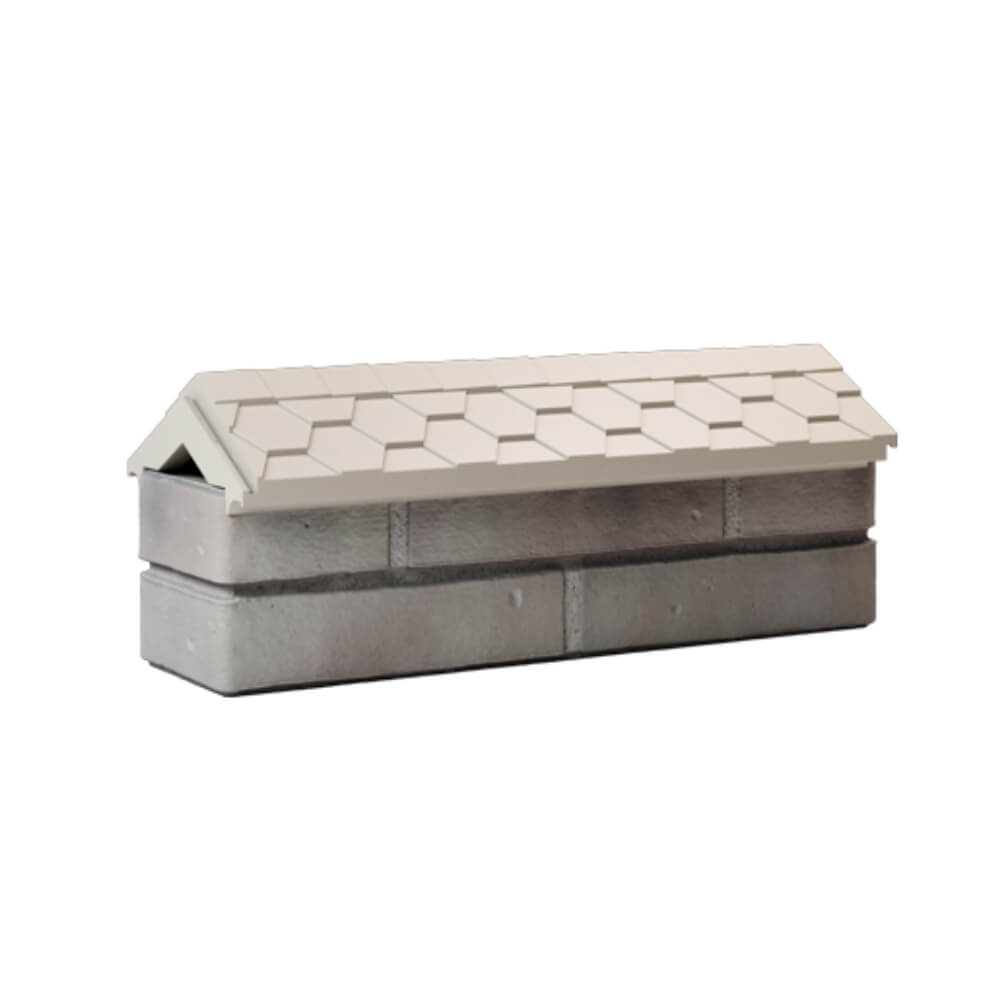 Парапет Zking Эверест Бежевый с посадкой на 0.5 кирпича (130мм) Гатчина фото