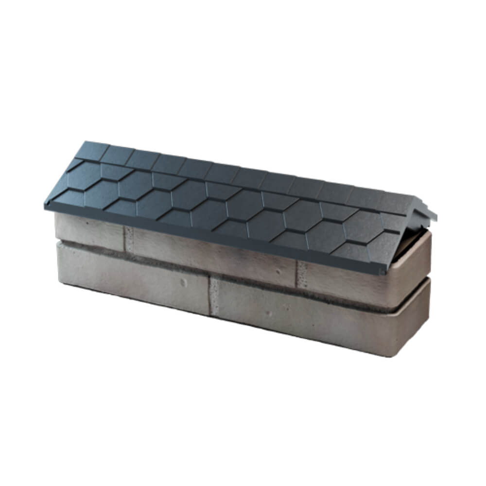 Парапет Zking Эверест Серый с посадкой на 0.5 кирпича (130мм) в Гатчине фото