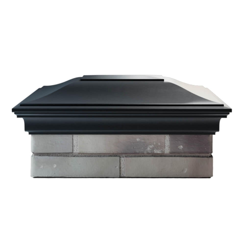 Колпак Zking Монблан Черный на столб 2х1.5 кирпича (515х385мм) в Гатчине фото