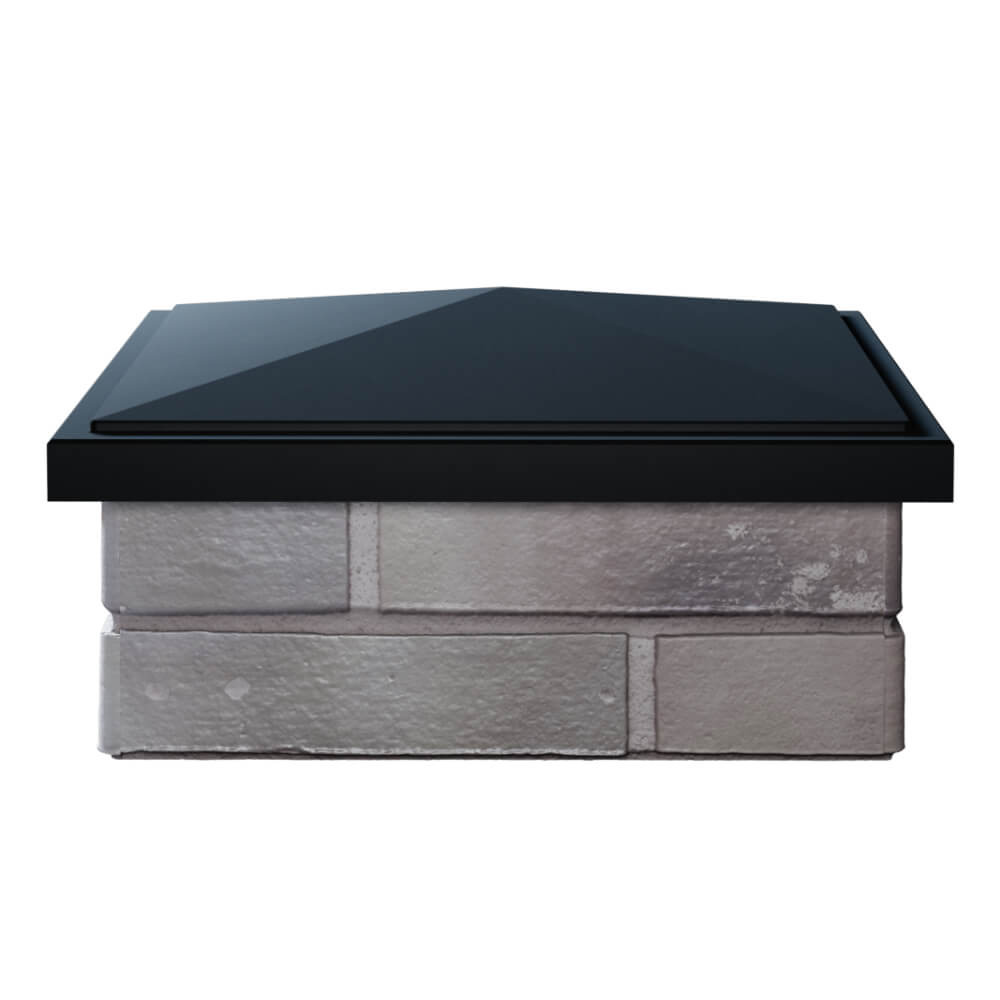 Колпак Zking БонаМоно Черный на столб 1.5х1.5 кирпича (385х385, 400х400мм) Гатчина фото