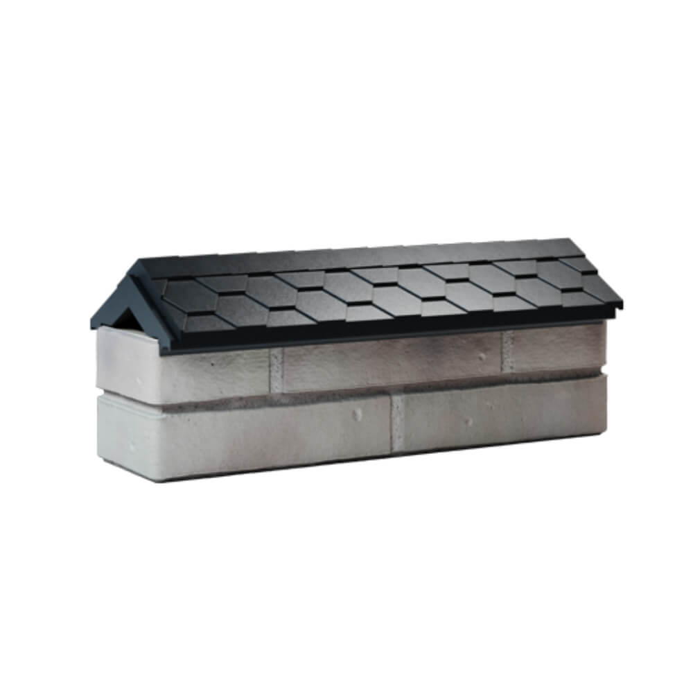 Парапет Zking Эверест Черный с посадкой на 0.5 кирпича (130мм) Гатчина фото