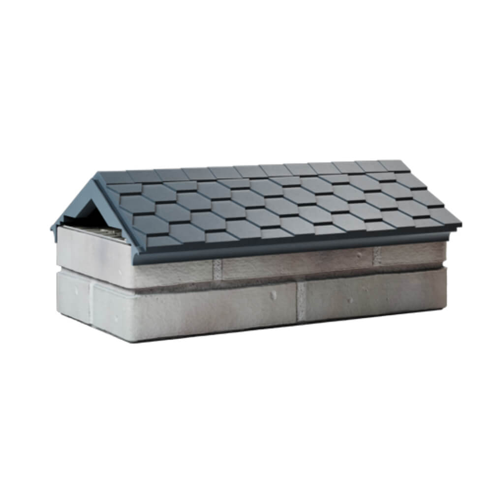 Парапет Zking Эверест Серый с посадкой на 1 кирпич (200/225/255мм) Гатчина фото