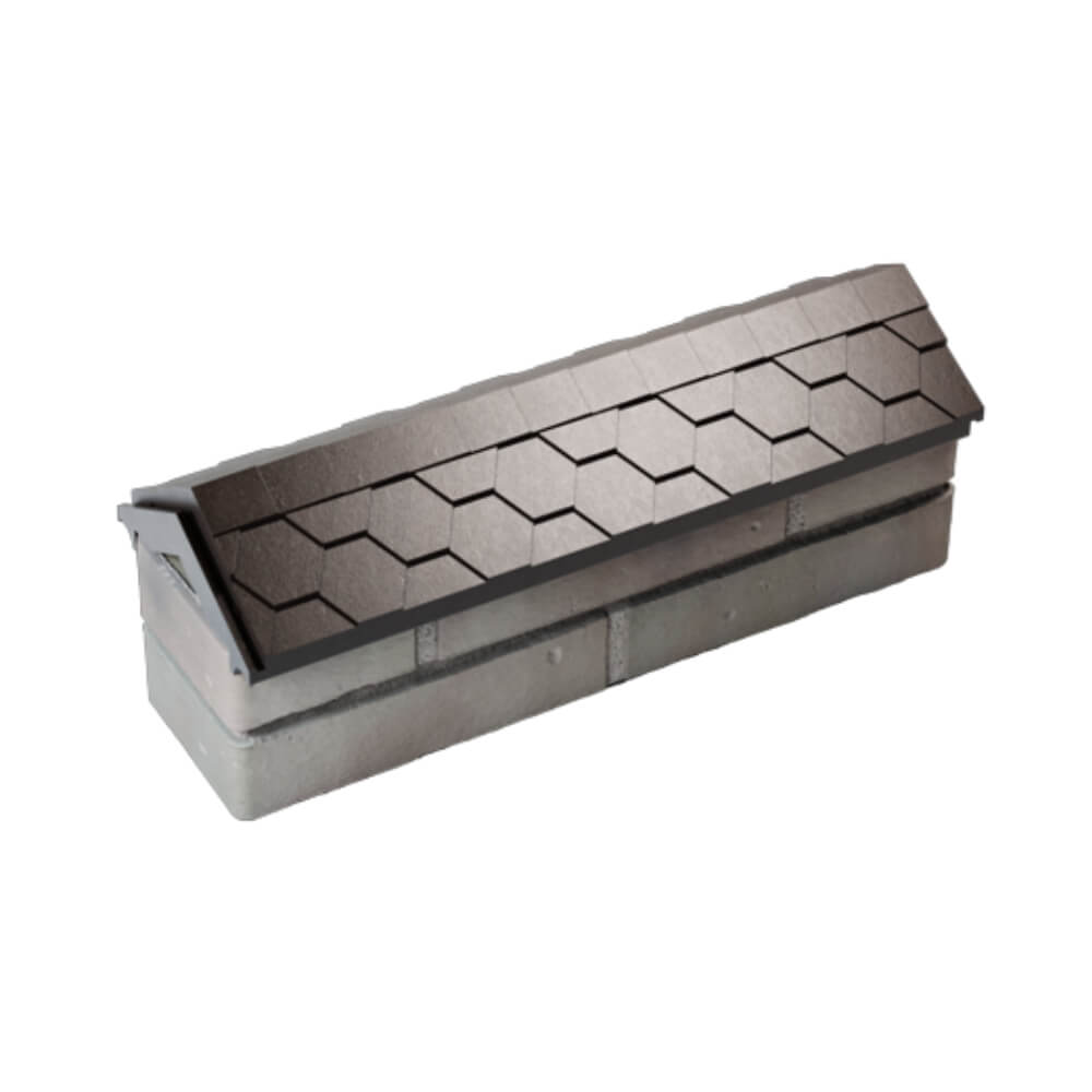 Парапет Zking Эверест Коричневый с посадкой на 0.5 кирпича (130мм) в Гатчине фото