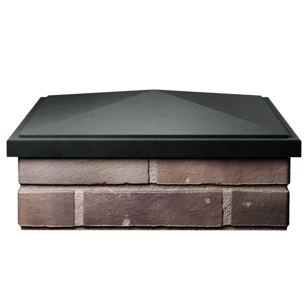 Колпак Zking БонаМоно Черный на столб 2х2 кирпича (515х515, 530х530мм) Гатчина фото