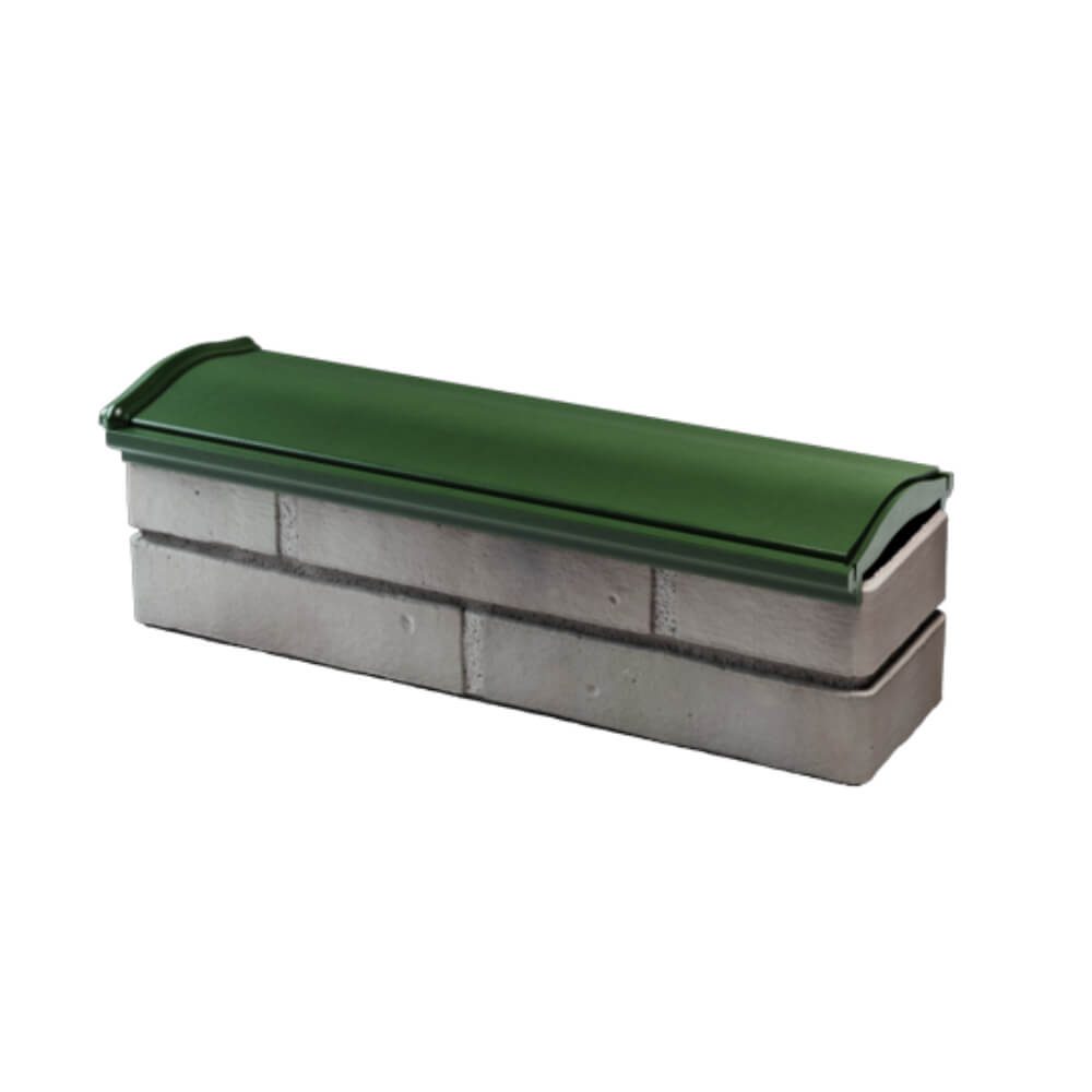 Парапет Zking Монблан Зеленый посадка на 0.5 кирпича (130мм) в Гатчине фото