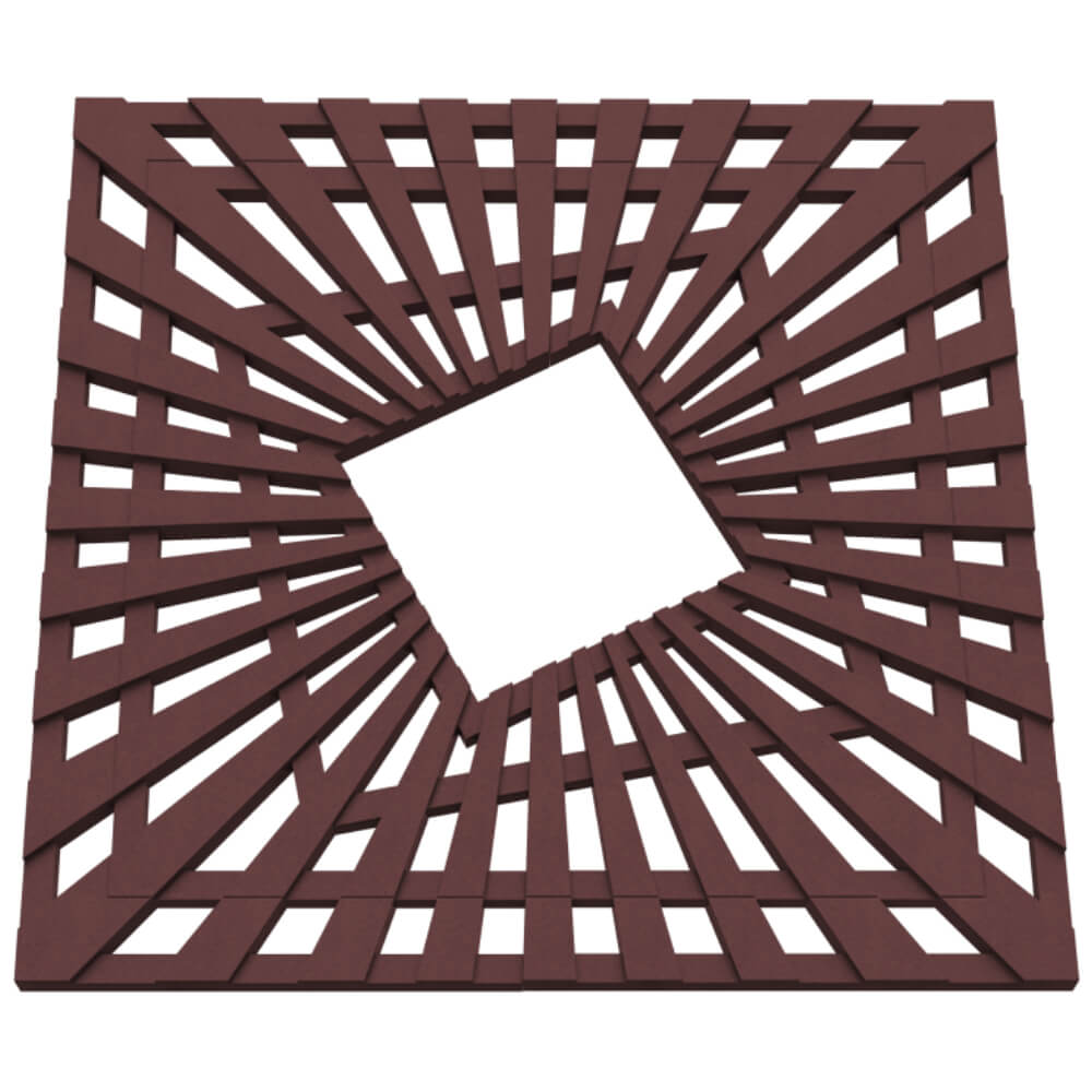 Приствольная решетка для дерева ZKING ATMOSPHERE 1.2х1.2м Коричневая в Гатчине фото