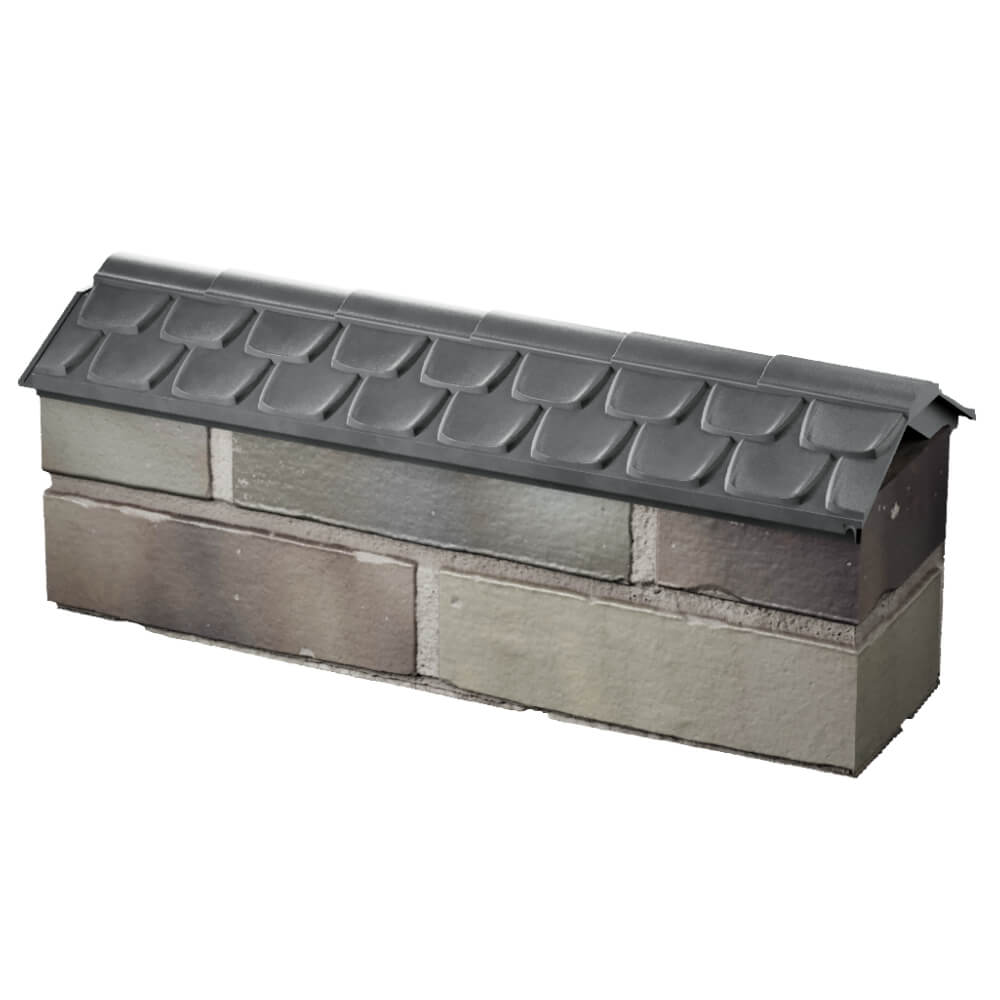 Парапет Zking Эльбрус Серый с посадкой на 0.5 кирпича (130мм) в Гатчине фото