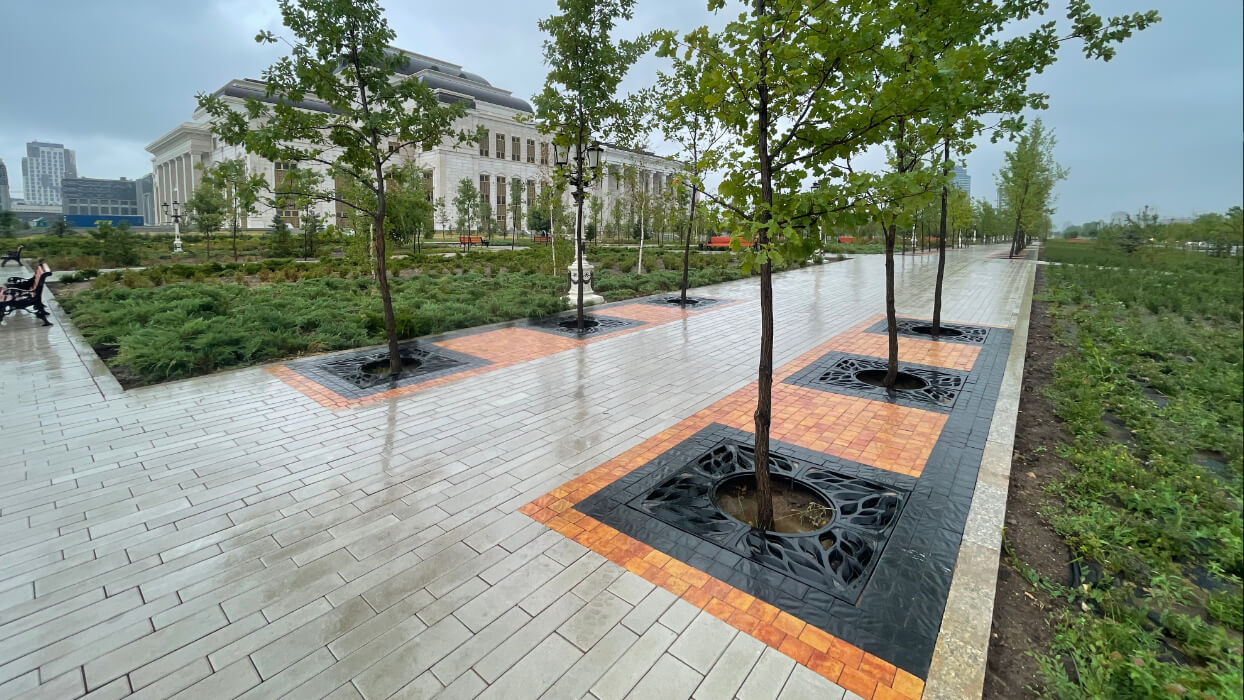 Приствольная решетка для дерева ZKING CRUST 1.2х1.2м Черная в Гатчине фото