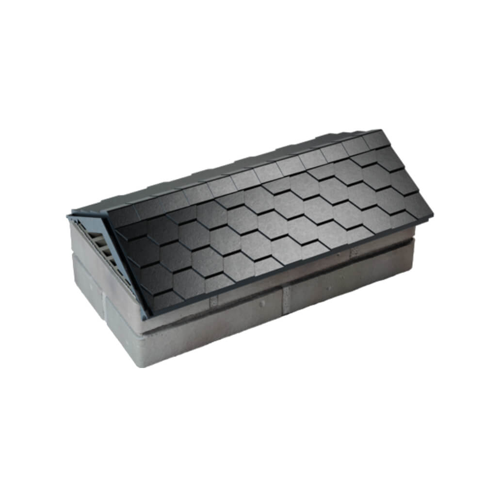 Парапет Zking Эверест Черный с посадкой на 1 кирпич (200/225/255мм) в Гатчине фото