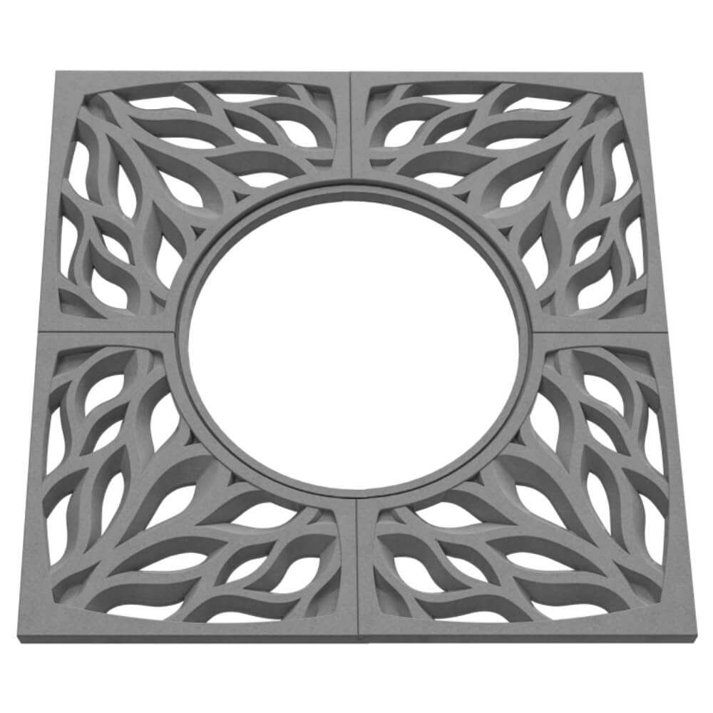 Приствольная решетка для дерева ZKING CRUST 1.2х1.2м Серая в Гатчине фото