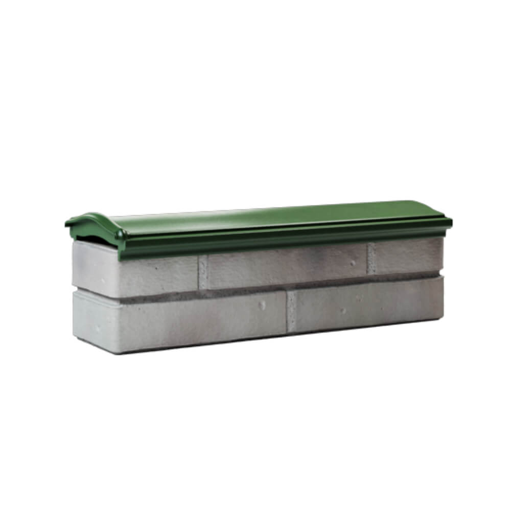 Парапет Zking Монблан Зеленый посадка на 0.5 кирпича (130мм) Гатчина фото