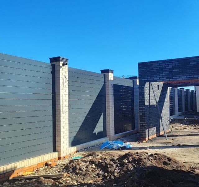 Колпак Zking Бона ХайТек Серый на столб 1.5х1.5 кирпича (385х385мм) в Гатчине фото