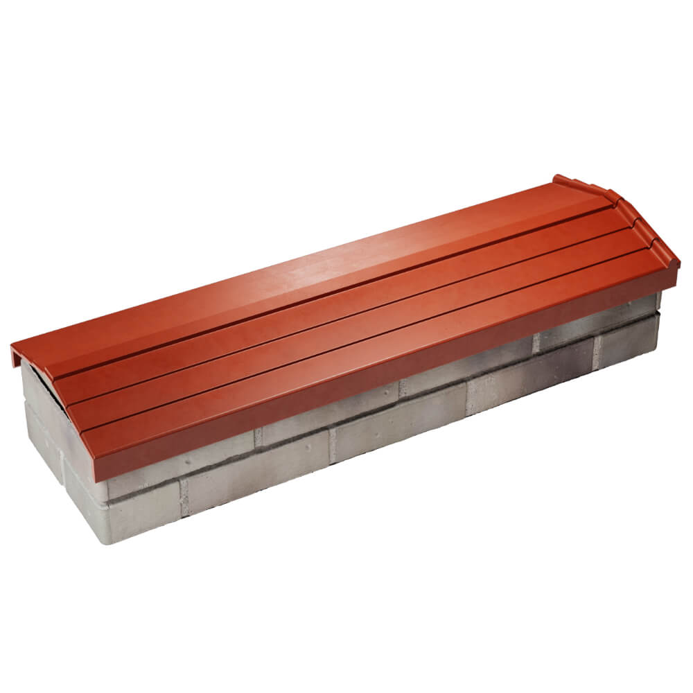 Парапет Zking Бона ХайТек Красный посадка на 0.5 кирпича (130мм) в Гатчине фото