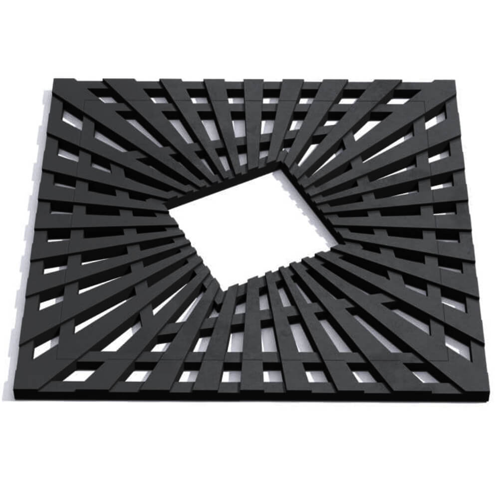 Приствольная решетка для дерева ZKING ATMOSPHERE 1.2х1.2м Черная Гатчина фото