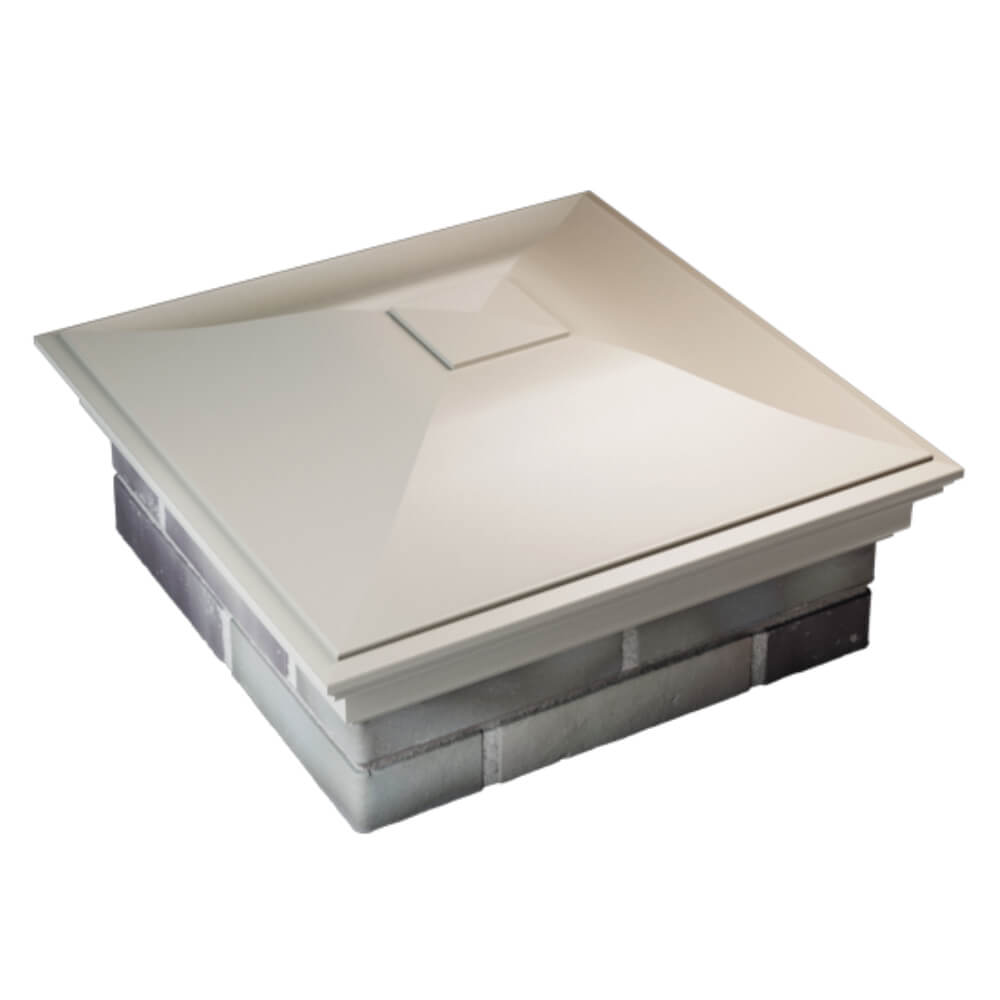 Колпак Zking Монблан Бежевый на столб 2х2 кирпича (515х515мм) Гатчина фото