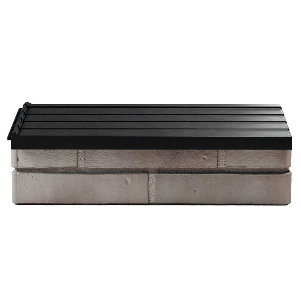 Парапет Zking Бона ХайТек Черный с посадкой на 1 кирпич (200/225/255мм) в Гатчине фото