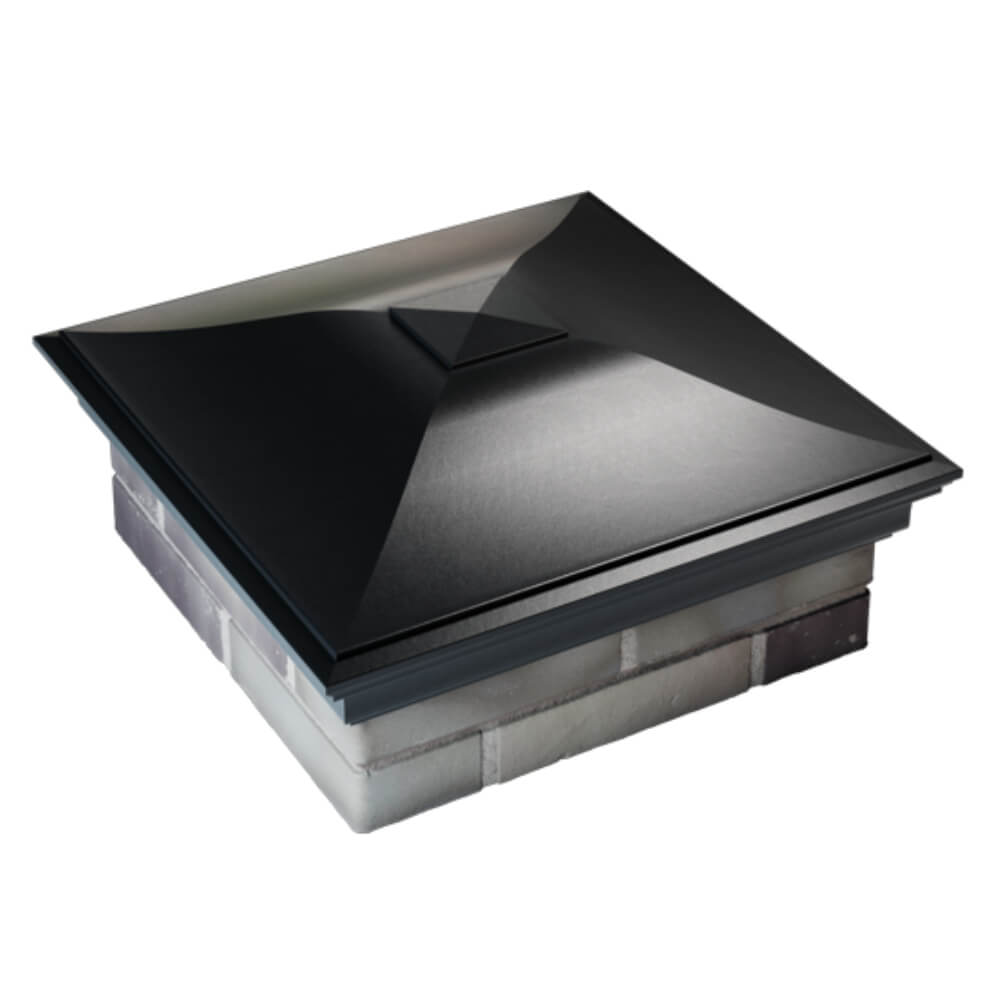 Колпак Zking Монблан Черный на столб 2х2 кирпича (515х515мм) Гатчина фото