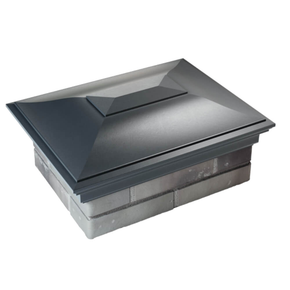 Колпак Zking Монблан Серый на столб 2х1.5 кирпича (515х385мм) Гатчина фото