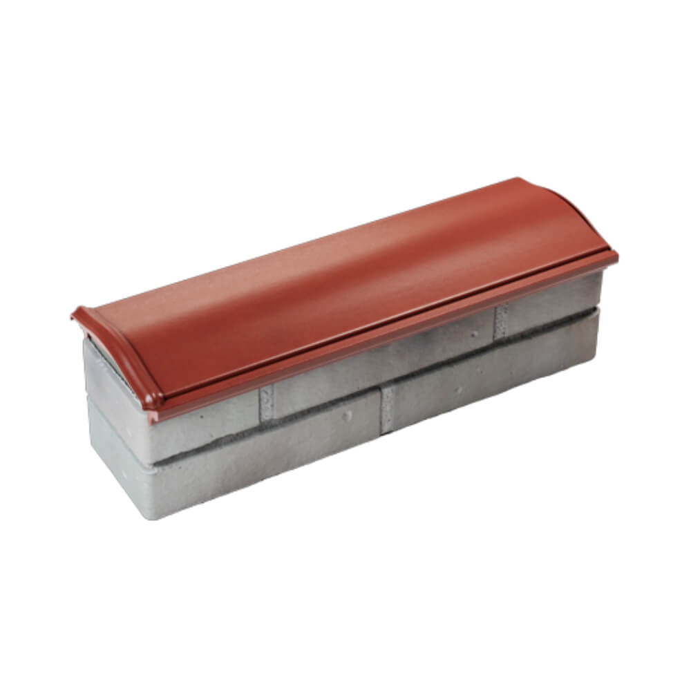 Парапет Zking Монблан Красный посадка на 0.5 кирпича (130мм) в Гатчине фото