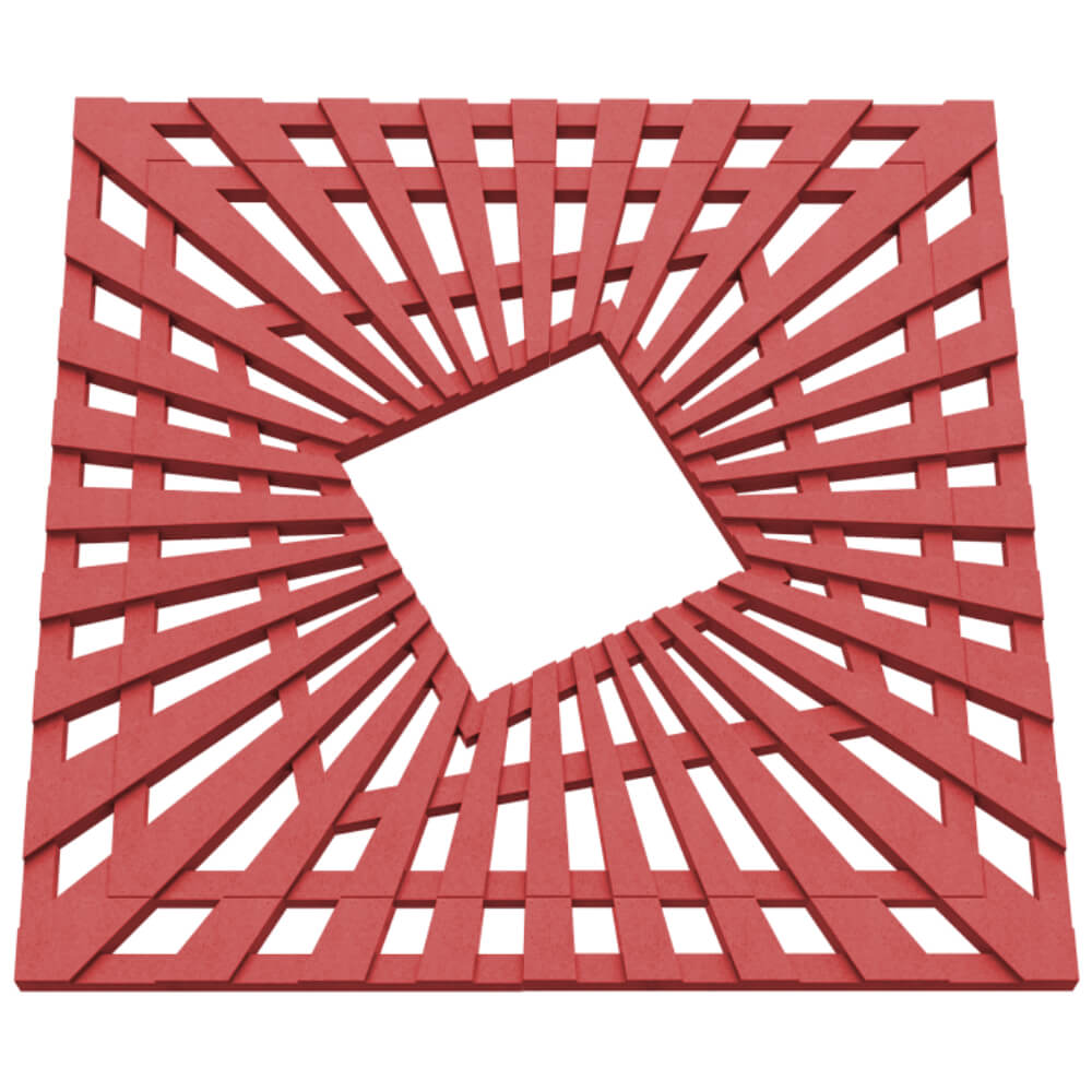 Приствольная решетка для дерева ZKING ATMOSPHERE 1.2х1.2м Красная в Гатчине фото