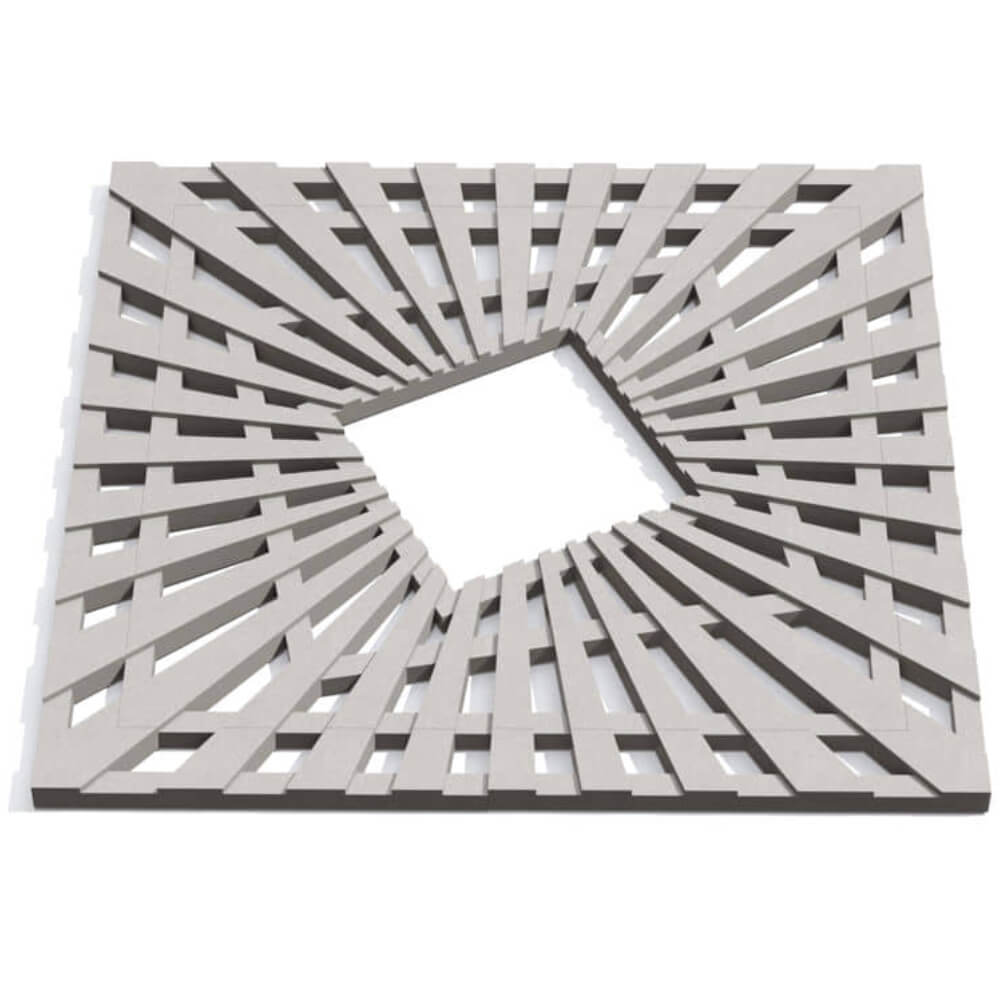 Приствольная решетка для дерева ZKING ATMOSPHERE 1.2х1.2м Бежевая Гатчина фото