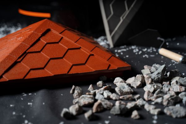 Колпак Zking Эверест Красный на столб 1.5х1.5 кирпича (390х390мм) в Гатчине фото