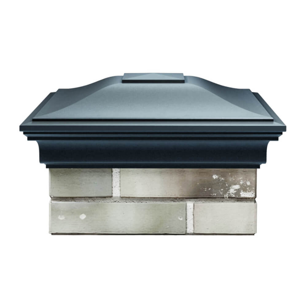 Колпак Zking Монблан Серый на столб 1.5х1.5 еврокирпича 0.7НФ (355х355мм) Гатчина фото