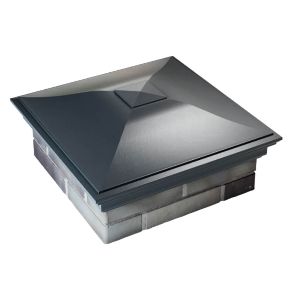 Колпак Zking Монблан Серый на столб 2х2 кирпича (515х515мм) Гатчина фото