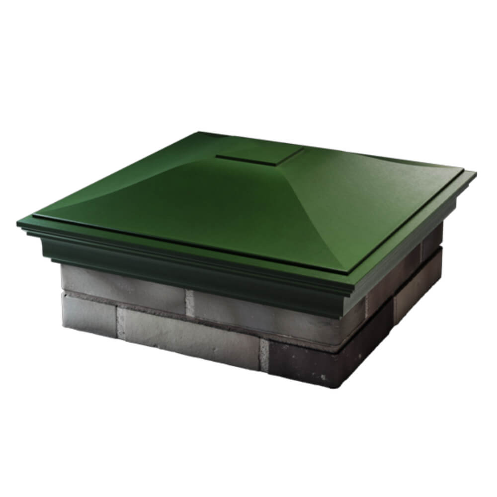 Колпак Zking Монблан Зеленый на столб 2х2 кирпича (515х515мм) в Гатчине фото