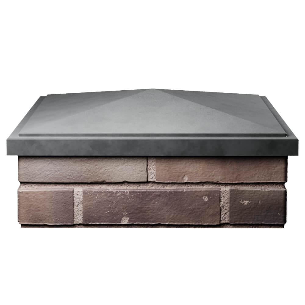 Колпак Zking БонаМоно Серый на столб 2х2 кирпича (515х515, 530х530мм) Гатчина фото