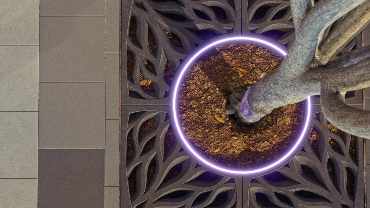 Приствольная решетка для дерева ZKING CRUST 1.2х1.2м Черная в Гатчине фото