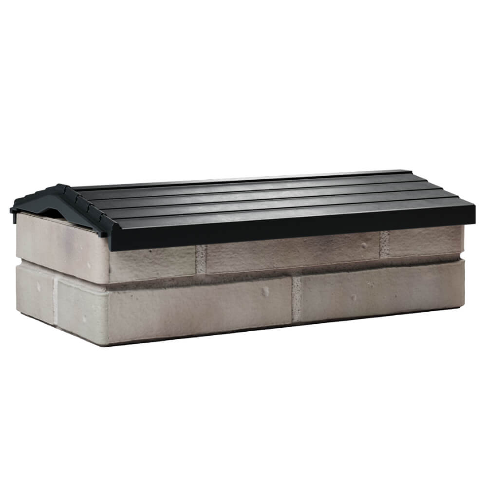 Парапет Zking Бона ХайТек Черный с посадкой на 1 кирпич (200/225/255мм) Гатчина фото