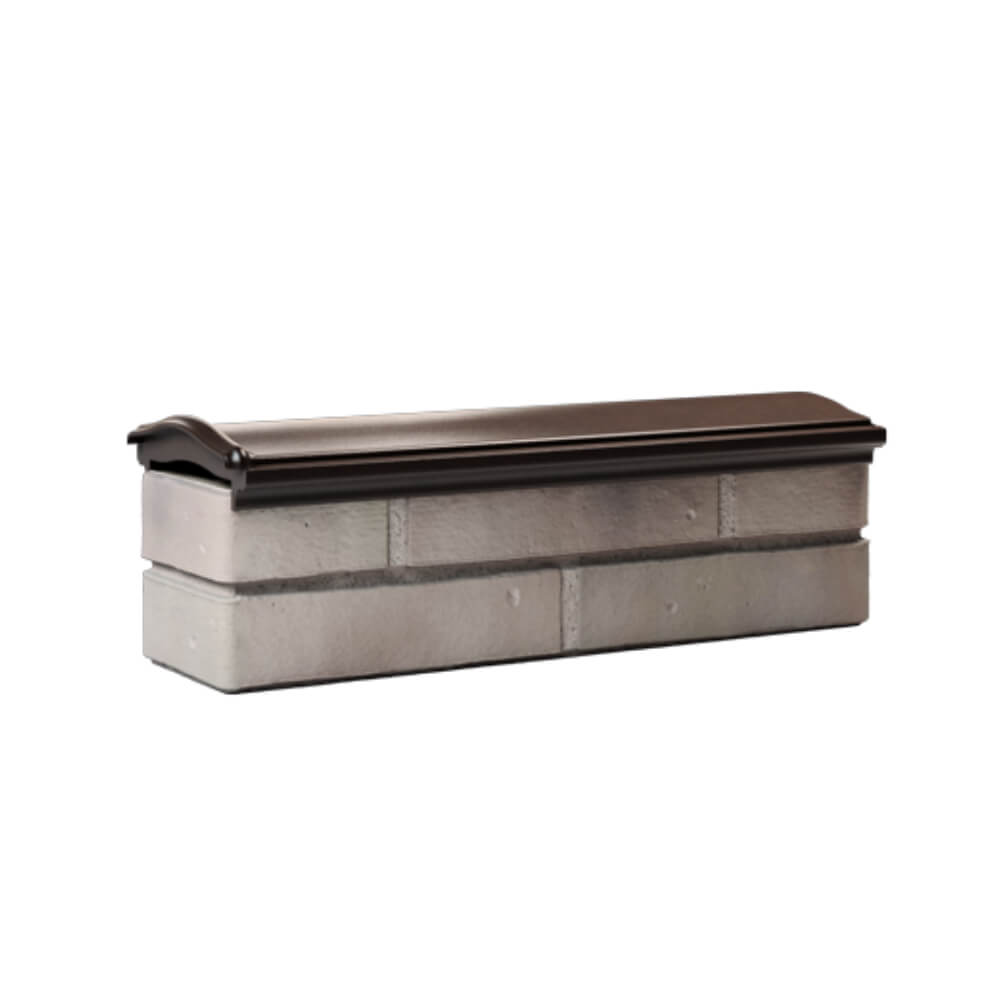 Парапет Zking Монблан Коричневый посадка на 0.5 кирпича (130мм) Гатчина фото