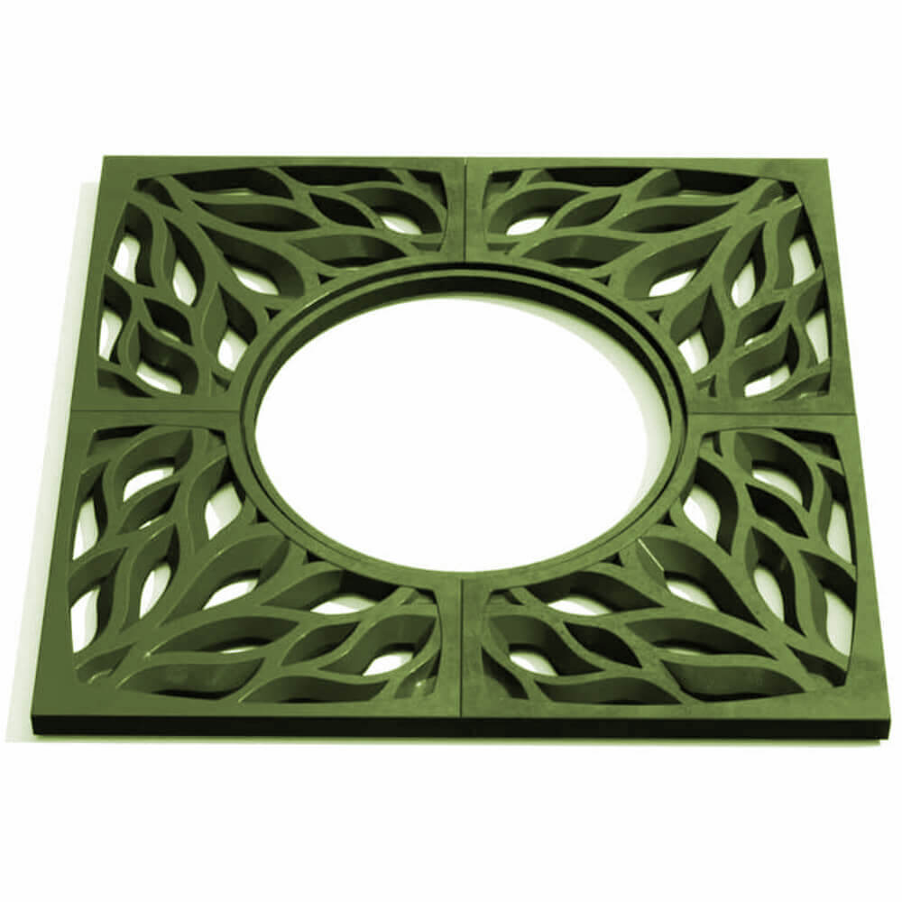 Приствольная решетка для дерева ZKING CRUST 1.2х1.2м Зеленая Гатчина фото