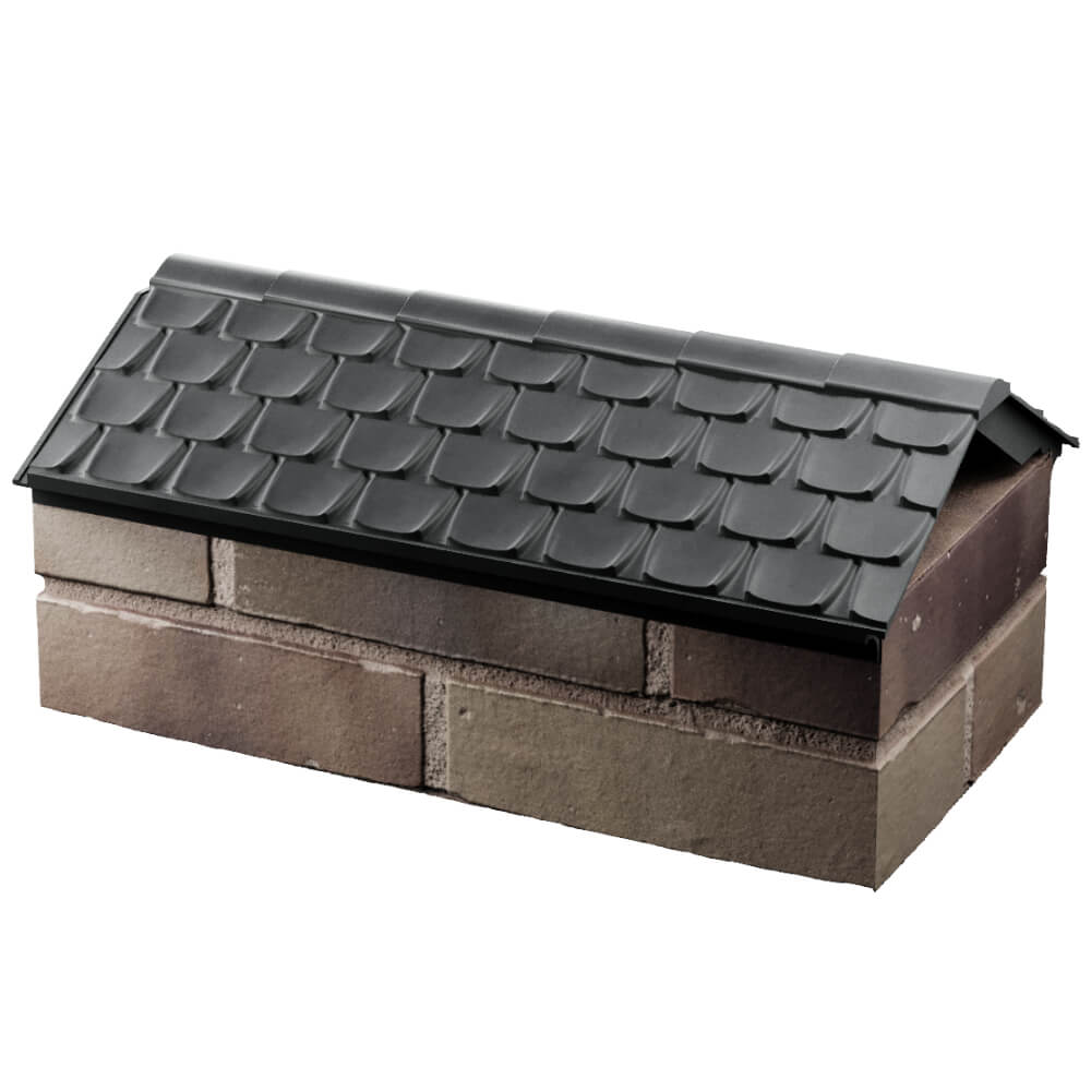 Парапет Zking Эльбрус Серый с посадкой на 1 кирпич (255мм) в Гатчине фото