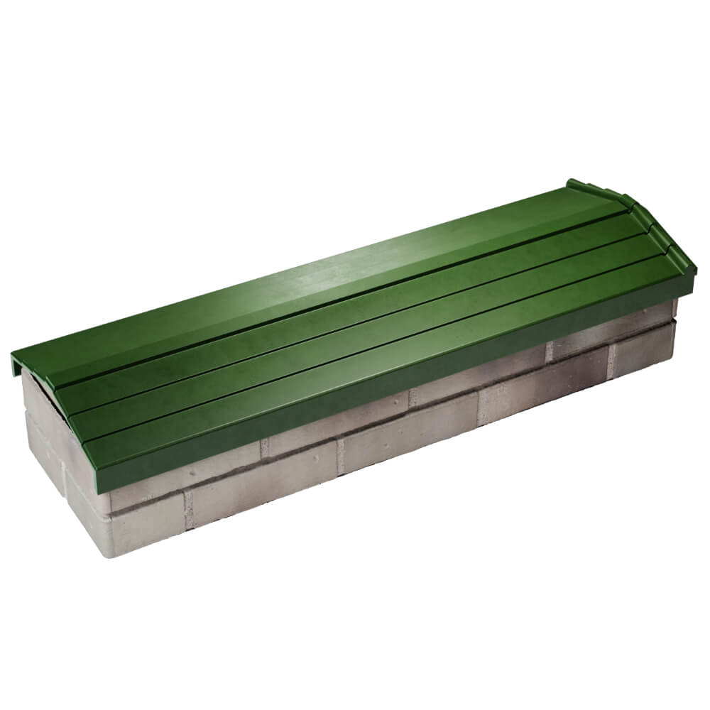 Парапет Zking Бона ХайТек Зеленый посадка на 0.5 кирпича (130мм) в Гатчине фото